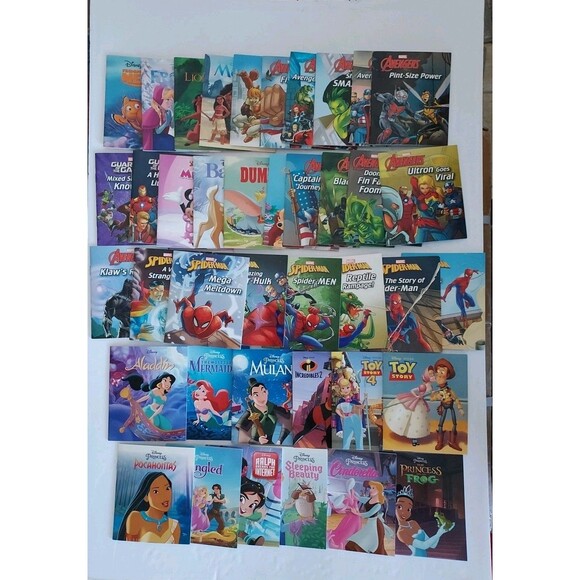 40 Disney Pixar Marvel Avengers Spider Man Mini Books - Autumn Publishing - Picture 1 of 1